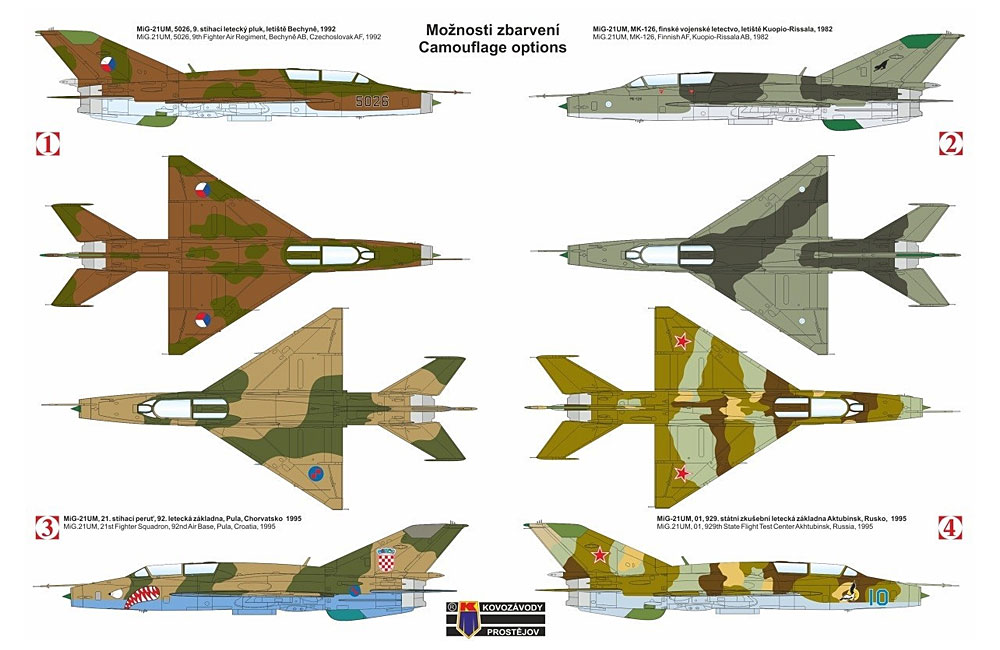 MiG-21UM モンゴルB パート2 プラモデル (KPモデル 1/72 エアクラフト プラモデル No.KPM0132) 商品画像_1