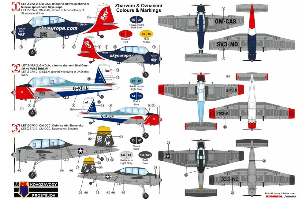 LET Z-37A-2 チメラック 海外仕様 プラモデル (KPモデル 1/72 エアクラフト プラモデル No.KPM0130) 商品画像_2