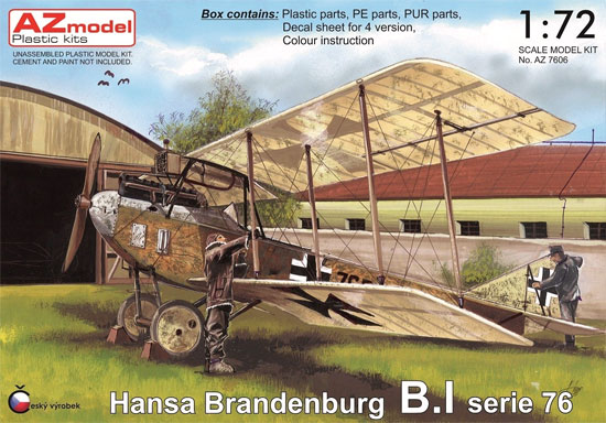 ハンザ ブランデンブルグ B.1 セリエ76 プラモデル (AZ model 1/72 エアクラフト プラモデル No.AZ7606) 商品画像
