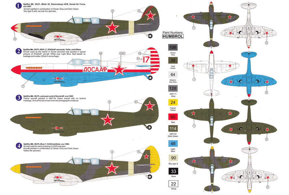 スーパーマリン スピットファイア Mk.9 UTI プラモデル (AZ model 1/72 エアクラフト プラモデル No.AZS7208) 商品画像_1