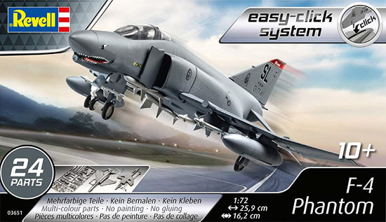 F-4E ファントム プラモデル (レベル 1/72 Aircraft No.03651) 商品画像