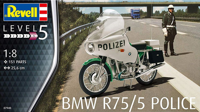 BMW R75/5 ポリス プラモデル (レベル バイクモデル No.07940) 商品画像