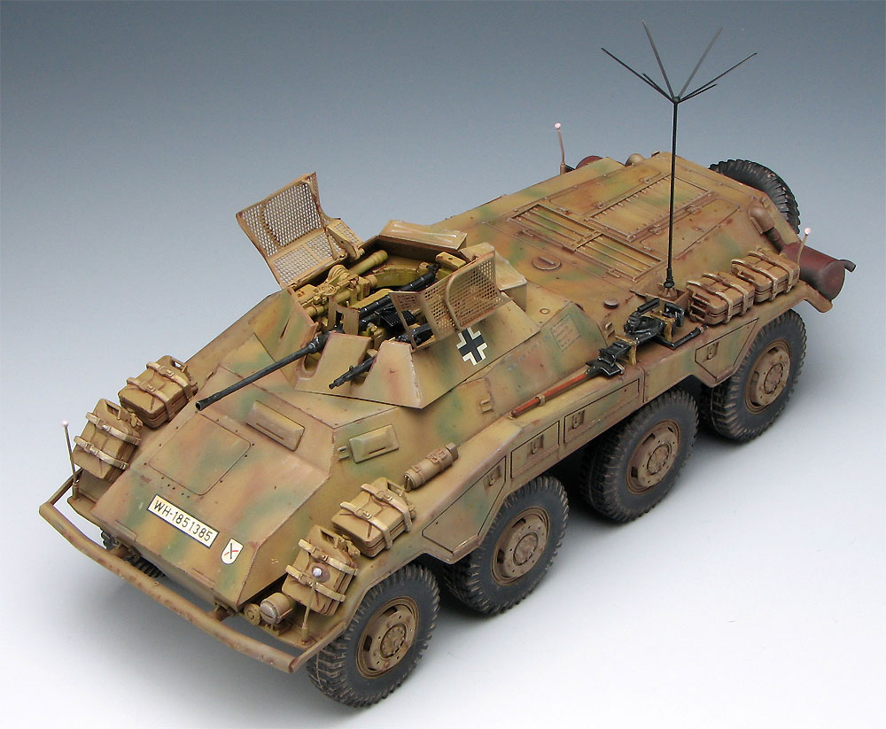 ドイツ Sd.kfz.234/1 8輪重装甲偵察車 2cm砲搭載型 プレミアムエディション プラモデル (ドラゴン 1/35 39-45 Series No.6879) 商品画像_3