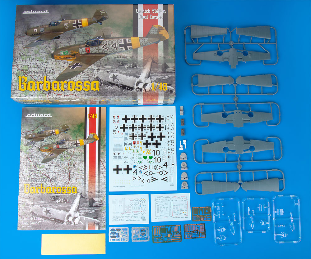 バルバロッサ作戦 Bf109E-4/E-7 & 109F-2 東部戦線 1941 プラモデル (エデュアルド 1/48 リミテッドエディション No.11127) 商品画像_1