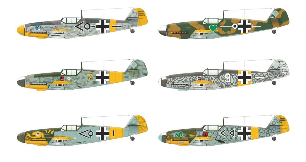 バルバロッサ作戦 Bf109E-4/E-7 & 109F-2 東部戦線 1941 プラモデル (エデュアルド 1/48 リミテッドエディション No.11127) 商品画像_3