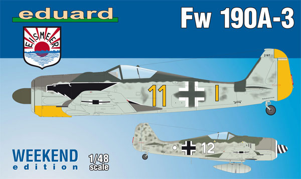 フォッケウルフ Fw190A-3 プラモデル (エデュアルド 1/48 ウィークエンド エディション No.84112) 商品画像