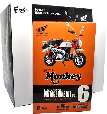 ホンダ モンキー 12V/F1タイプ (1BOX) プラモデル (エフトイズ ヴィンテージ バイク キット No.Vol.006) 商品画像