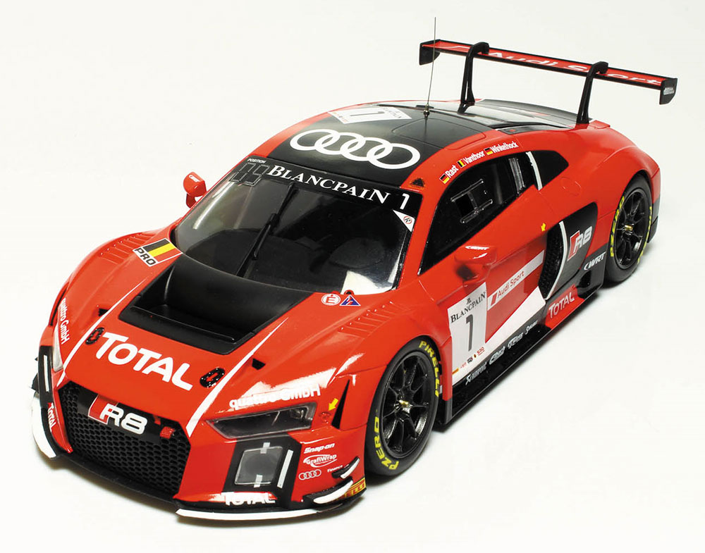 アウディ R8 LMS GT3 2015 スパ24時間レース プラモデル (NuNu 1/24 レーシングシリーズ No.PN24004) 商品画像_3