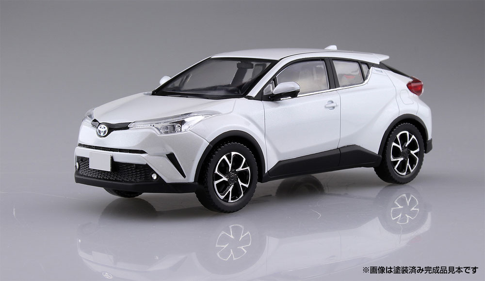 トヨタ C-HR ホワイトパールクリスタルシャイン プラモデル (アオシマ ザ・スナップキット No.006-A) 商品画像_2