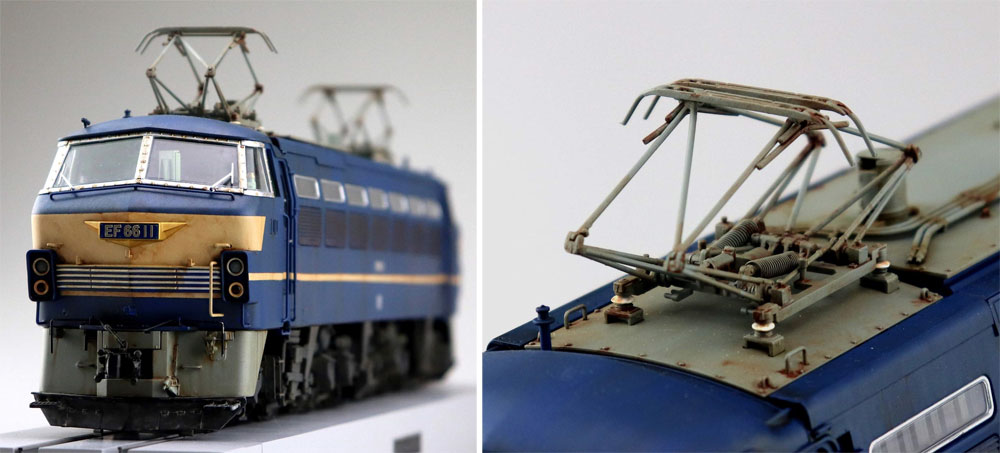 電気機関車 EF66 前期型 プラモデル (アオシマ 1/45 トレインミュージアム No.005) 商品画像_4