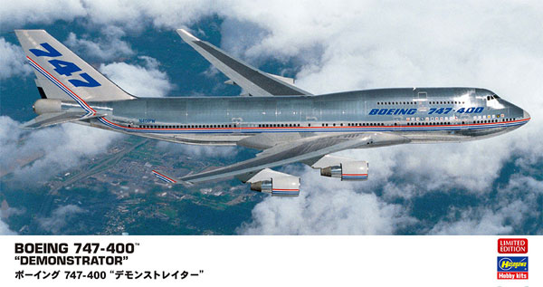 ボーイング 747-400 デモンストレイター プラモデル (ハセガワ 1/200 飛行機 限定生産 No.10832) 商品画像