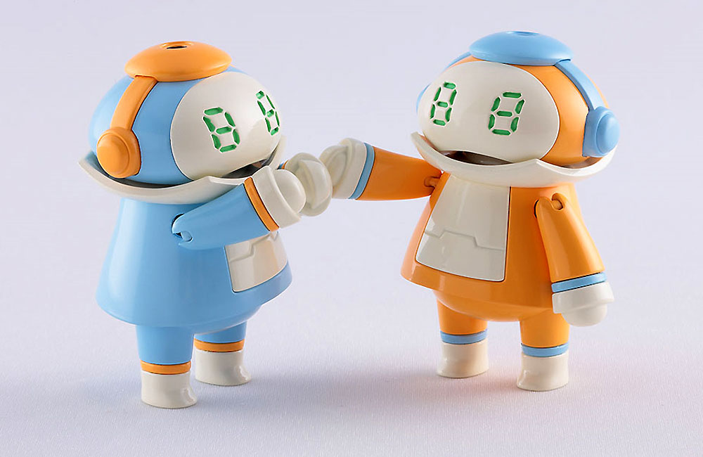 ちいさなメカトロメイト No.01 みずいろ & おれんじ プラモデル (ハセガワ メカトロウィーゴ - クリエイターワークスシリーズ No.CW016) 商品画像_2
