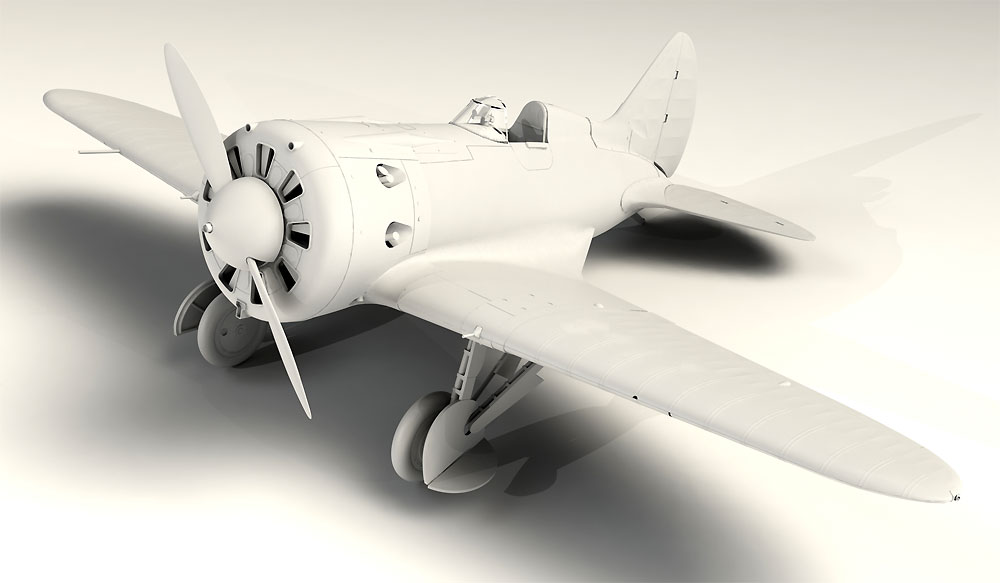 ポリカルポフ I-16 タイプ10 プラモデル (ICM 1/32 エアクラフト No.32004) 商品画像_2