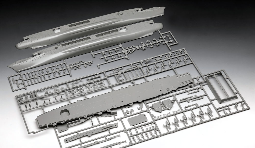 ドイツ 航空母艦 グラーフ ツェッペリン プラモデル (レベル 1/720 艦船モデル No.05164) 商品画像_1