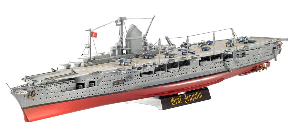 ドイツ 航空母艦 グラーフ ツェッペリン プラモデル (レベル 1/720 艦船モデル No.05164) 商品画像_2