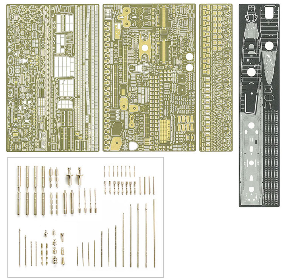 日本駆逐艦 雪風 ディテールアップセット エッチング (タミヤ ディテールアップパーツシリーズ （艦船モデル用） No.25190) 商品画像_1