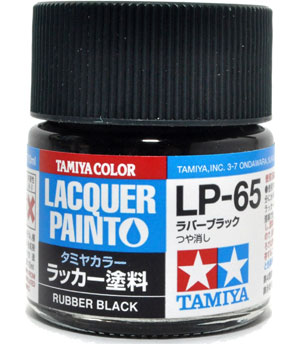LP-65 ラバーブラック 塗料 (タミヤ タミヤ ラッカー塗料 No.LP-065) 商品画像