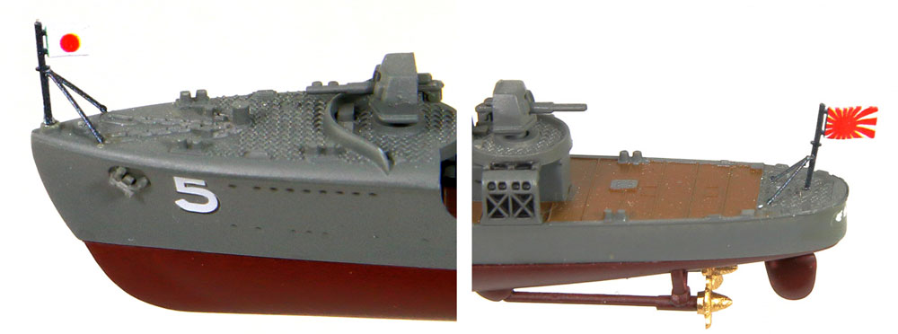 日本海軍 神風型 駆逐艦 旗風 プラモデル (ピットロード 1/700 スカイウェーブ W シリーズ No.SPW063) 商品画像_4