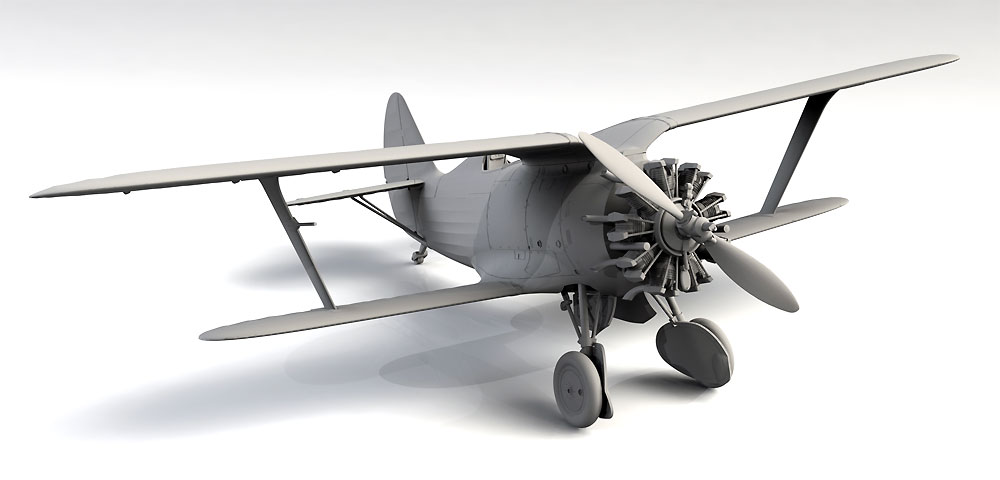 ポリカルポフ I-153 チャイカ 中国 国民党空軍 プラモデル (ICM 1/32 エアクラフト No.32012) 商品画像_4