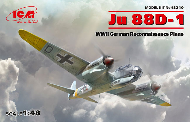 ユンカース Ju88D-1 長距離偵察機 プラモデル (ICM 1/48 エアクラフト プラモデル No.48240) 商品画像