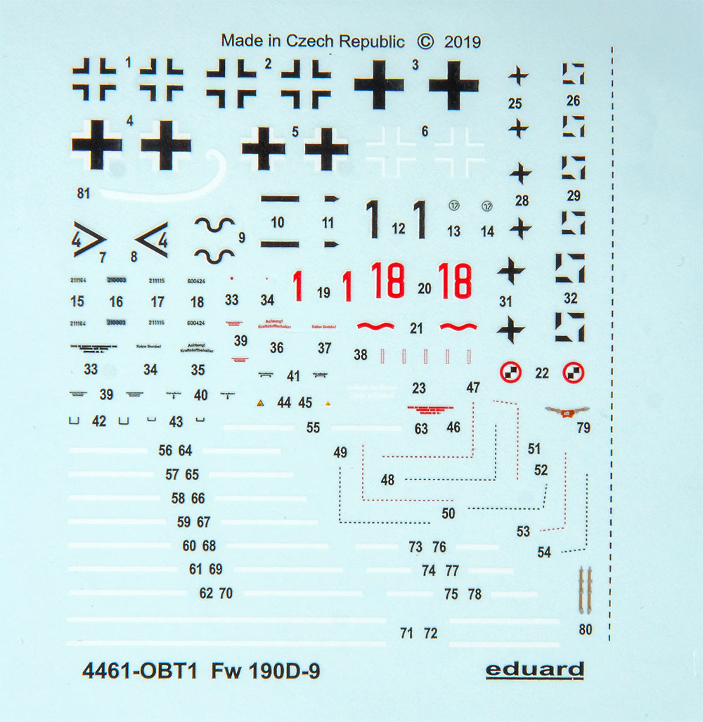 フォッケウルフ Fw190D-9 プラモデル (エデュアルド 1/144 SUPER44 No.4461) 商品画像_2