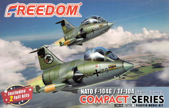 NATO F-104G & TF-104 スターファイター プラモデル (フリーダムモデル コンパクトシリーズ No.162705) 商品画像