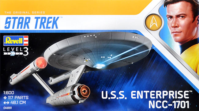 U.S.S エンタープライズ NCC-1701 (宇宙大作戦) プラモデル (レベル スタートレック No.04991) 商品画像