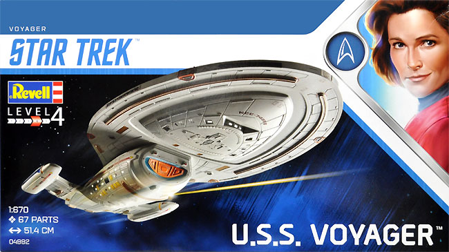 U.S.S. ヴォイジャー (スタートレック ヴォイジャー) プラモデル (レベル スタートレック No.04992) 商品画像