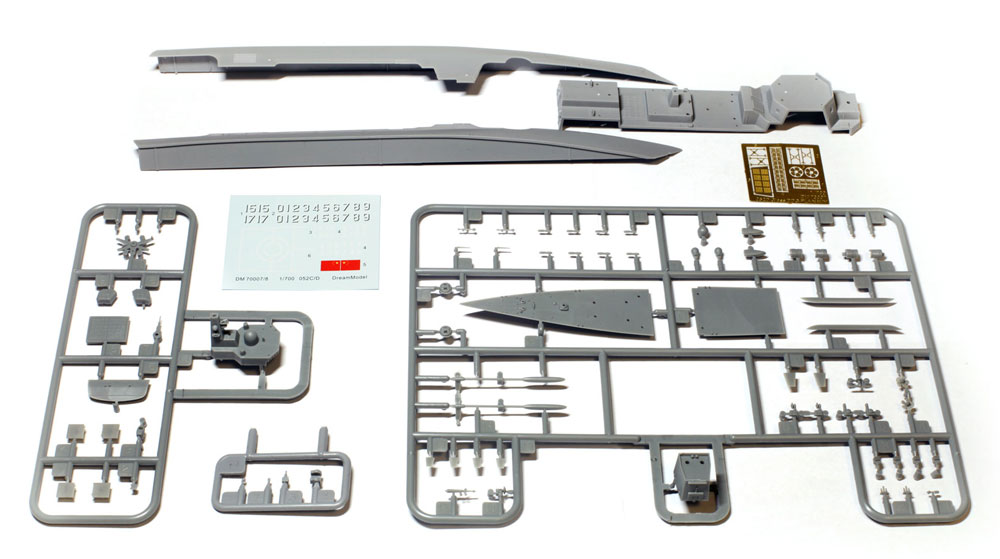 中国海軍 052D/D+ ミサイル駆逐艦 プラモデル (ドリームモデル 1/700 艦船モデル No.DM70007) 商品画像_1