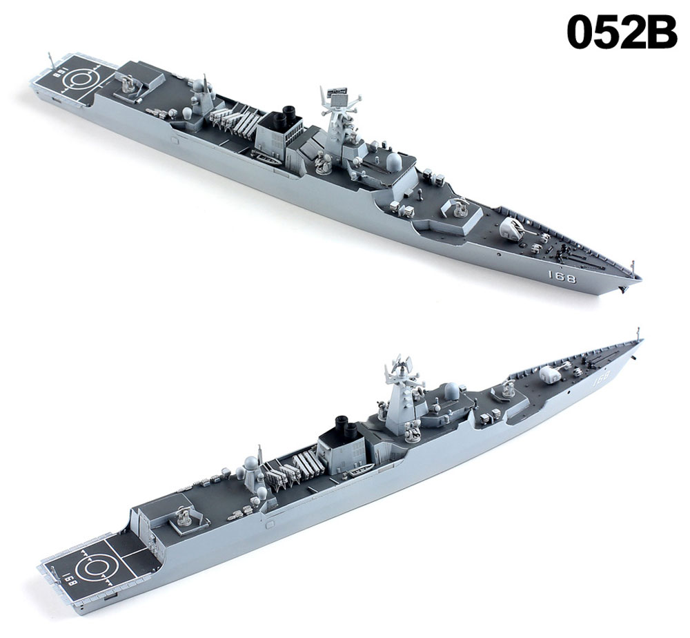 中国海軍 052B/C ミサイル駆逐艦 プラモデル (ドリームモデル 1/700 艦船モデル No.DM70008) 商品画像_3