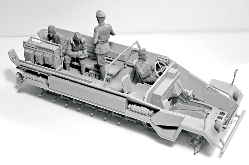 ドイツ 装甲指揮車 クルー 1939-1942 プラモデル (ICM 1/35 ミリタリービークル・フィギュア No.35644) 商品画像_2