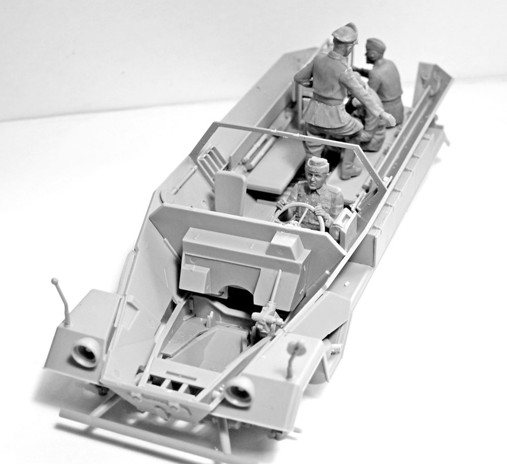 ドイツ 装甲指揮車 クルー 1939-1942 プラモデル (ICM 1/35 ミリタリービークル・フィギュア No.35644) 商品画像_3