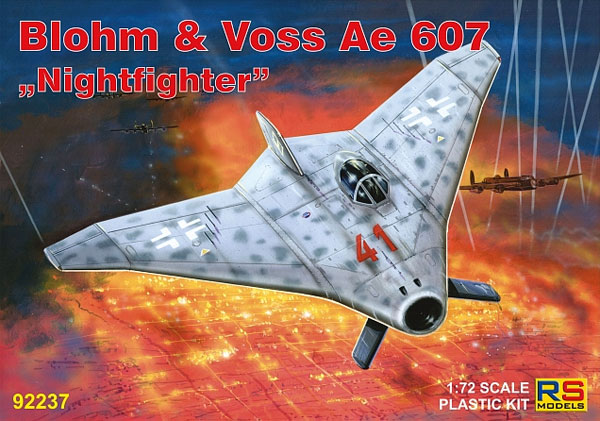 ブロム ウント フォス Ae607 夜間戦闘機 プラモデル (RSモデル 1/72 エアクラフト プラモデル No.92237) 商品画像