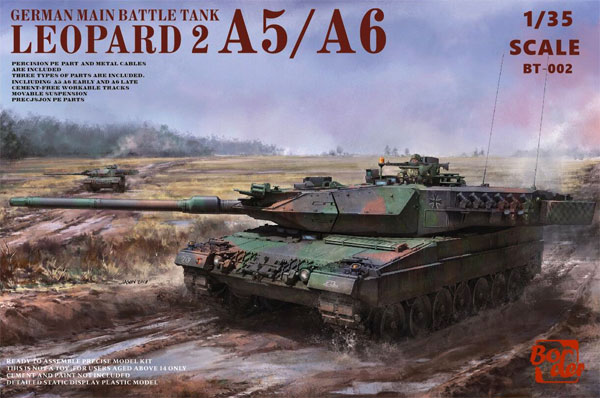 レオパルド 2A5/A6 プラモデル (ボーダーモデル 1/35 ミリタリー No.BT-002) 商品画像