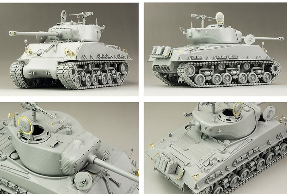 アメリカ中戦車 M4A3E8 シャーマン イージーエイト w/可動式履帯 プラモデル (ライ フィールド モデル 1/35 AFV No.5028) 商品画像_4