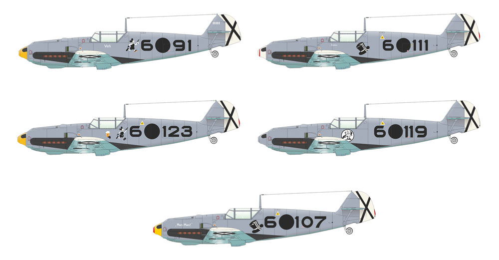 コンドル軍団 メッサーシュミット Bf109E-1/3 プラモデル (エデュアルド 1/32 リミテッドエディション No.11105) 商品画像_2