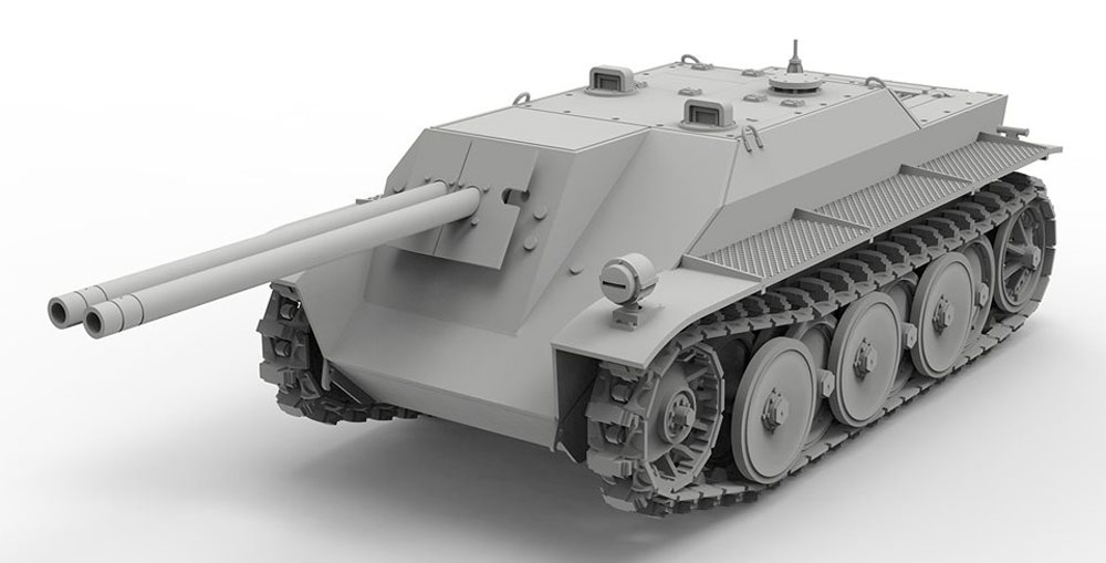 ドイツ 軽戦車駆逐車 ルットシャー プラモデル (ダス ヴェルク 1/35 ミリタリー No.DW35007) 商品画像_2