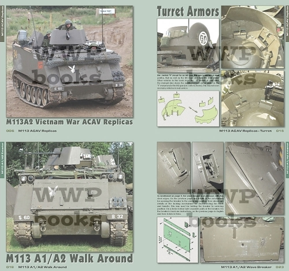 M113 装甲兵員輸送車 前期型 イン ディテール 本 (WWP BOOKS PHOTO MANUAL FOR MODELERS Green line No.G060) 商品画像_1