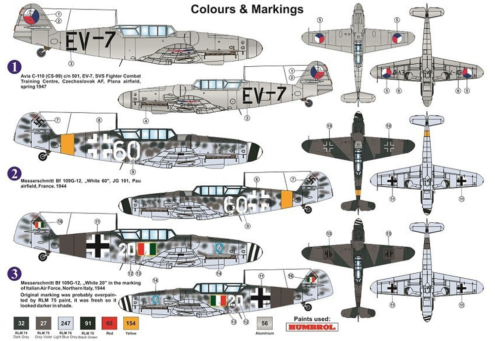 メッサーシュミット Bf109G-12 (G-6ベース型) プラモデル (AZ model 1/72 エアクラフト プラモデル No.AZ7610) 商品画像_1