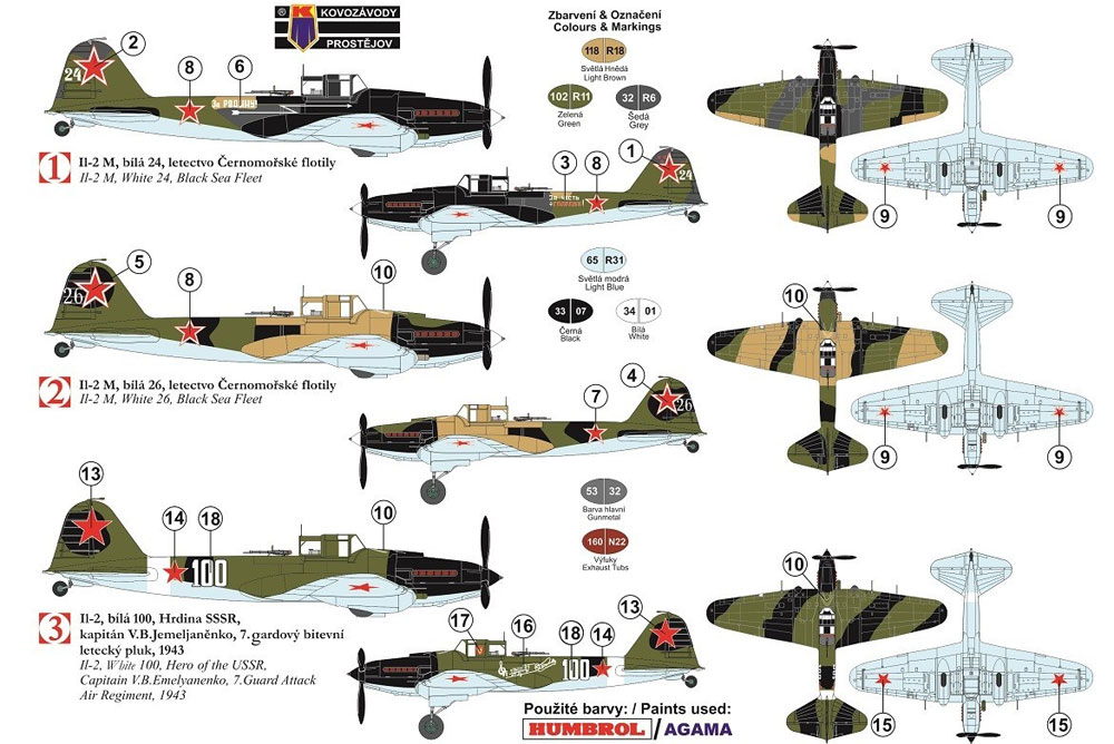 イリューシン IL-2M 黒死病 プラモデル (KPモデル 1/72 エアクラフト プラモデル No.KPM0137) 商品画像_1