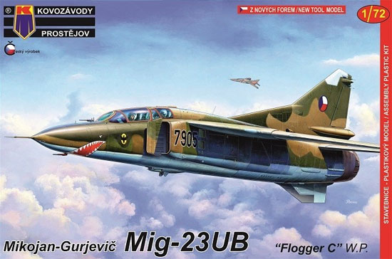 MiG-23UB フロッガーC ワルシャワ条約機構加盟国 プラモデル (KPモデル 1/72 エアクラフト プラモデル No.KPM0140) 商品画像