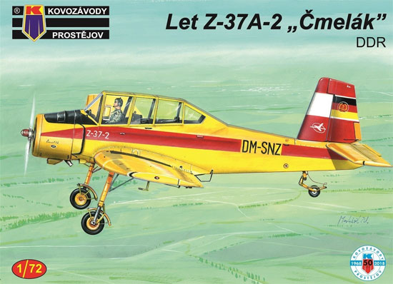 LET Z-37A-2 チメラック 東ドイツ プラモデル (KPモデル 1/72 エアクラフト プラモデル No.KPM0139) 商品画像