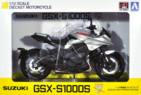 スズキ GSX-S1000S KATANA メタリックミスティックシルバー 完成品 (アオシマ 1/12 完成品バイクシリーズ No.106174) 商品画像