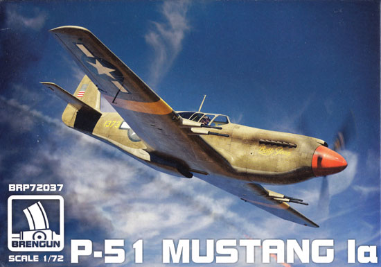 P-51 マスタング 1a プラモデル (ブレンガン 1/72 Plastic kits No.BRP72037) 商品画像