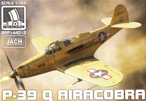 P-39Q エアロコブラ プラモデル (ブレンガン 1/144 Plastic kits (プラスチックキット) No.BRP144012) 商品画像