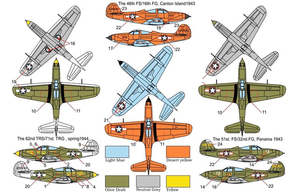 P-39Q エアロコブラ プラモデル (ブレンガン 1/144 Plastic kits (プラスチックキット) No.BRP144012) 商品画像_1