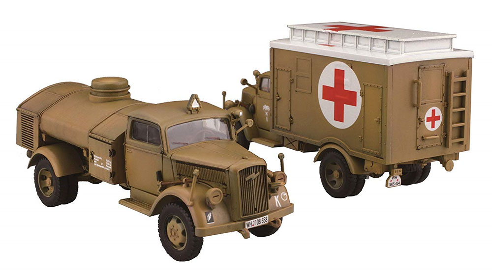 ドイツ軍 3t トラック (箱型救護車/燃料給油車) (フジミ 1/72 ミリタリーシリーズ No.72M-4) の商品画像