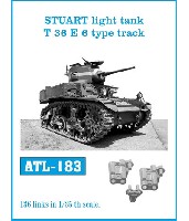 フリウルモデル 1/35 金属製可動履帯シリーズ M3 スチュアート軽戦車 T36E6型 履帯