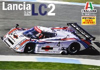 イタレリ 1/24 カーモデル ランチア LC2 グループC 日本語説明書付き