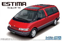 アオシマ 1/24 ザ・モデルカー トヨタ TCR11W エスティマ ツインムーンルーフ '90